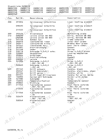 Схема №3 EB882100 с изображением Уголок для плиты (духовки) Bosch 00320335