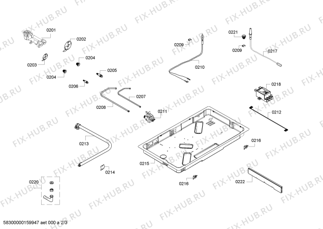 Схема №1 PMH768MS с изображением Варочная панель для плиты (духовки) Bosch 00711231