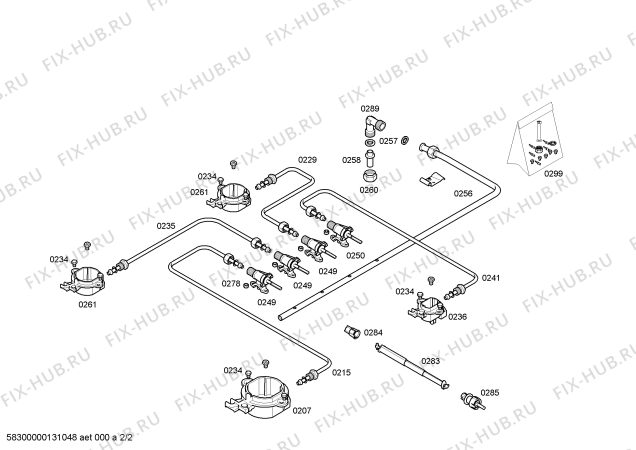 Схема №1 4ECB330B с изображением Варочная панель для плиты (духовки) Bosch 00680790
