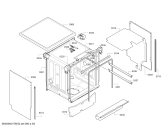 Схема №2 SMS69U28II EcoStar с изображением Передняя панель для посудомоечной машины Bosch 00745818