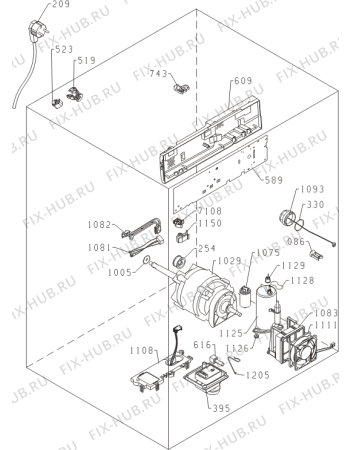 Взрыв-схема стиральной машины Bellavita SL8CEPACBGS (484339, SP10/321) - Схема узла 04