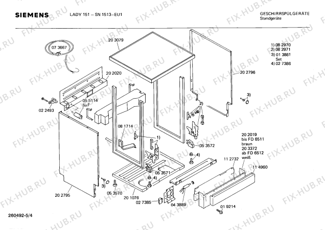 Схема №1 0730100643 S712 с изображением Переключатель для посудомойки Siemens 00054920