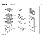 Схема №1 4FS6410 с изображением Панель для холодильной камеры Bosch 00353596