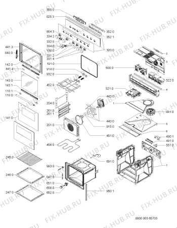 Схема №1 AKZ 587/IX с изображением Панель для духового шкафа Whirlpool 481245249139