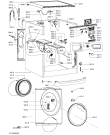 Схема №1 AWOE 9120 с изображением Обшивка для стиралки Whirlpool 481010441195