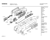 Схема №1 SE26291FF с изображением Передняя панель для посудомойки Siemens 00357760