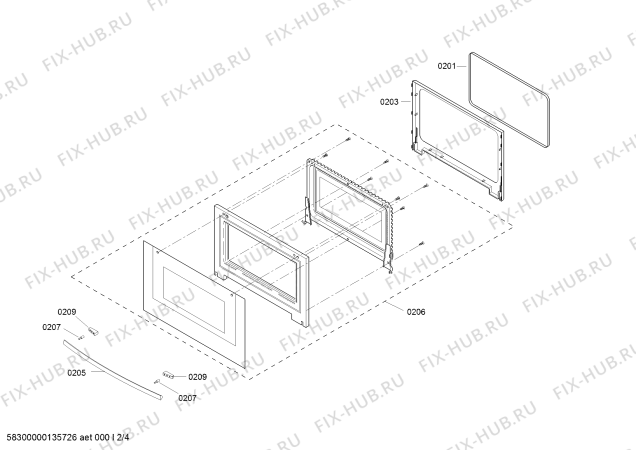 Схема №1 C57M70N0GB с изображением Панель управления для плиты (духовки) Bosch 00682889
