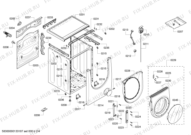 Схема №1 WFMC5440UC Nexxt 500 plus Series с изображением Панель управления для стиралки Bosch 00670355