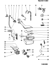 Схема №2 AWD120NA (F030605) с изображением Уплотнение для стиралки Indesit C00108897