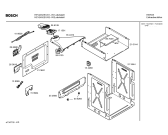 Схема №2 HEV2450EU с изображением Передняя часть корпуса для плиты (духовки) Bosch 00360446