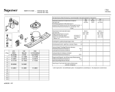 Схема №1 6GH9961 с изображением Дверь морозильной камеры для холодильника Bosch 00232827