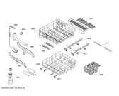 Схема №1 SGS46E26GB с изображением Столешница для электропосудомоечной машины Bosch 00479418