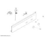 Схема №2 CF13850 с изображением Панель управления для электропечи Bosch 00442201