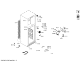 Схема №1 KD42VX01NE с изображением Дверь для холодильной камеры Siemens 00710550