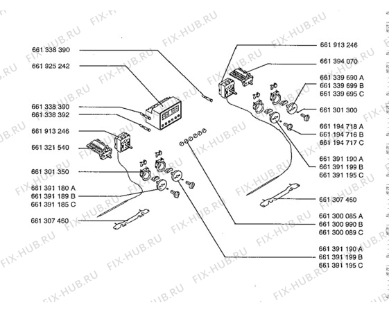 Схема №1 5201B-D GB с изображением Всякое для духового шкафа Aeg 8996613940700