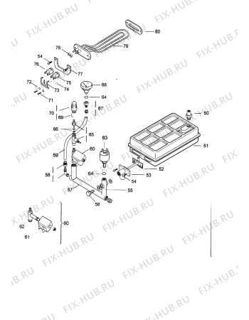 Взрыв-схема утюга (парогенератора) Micromax STIRELLA 735 SELECTA - Схема узла 2