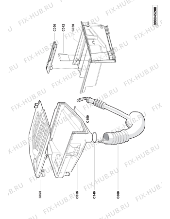 Схема №2 AWG 910 E CE с изображением Резервуар для стиралки Whirlpool 480111101169