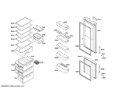 Схема №2 3KEP6866 с изображением Панель для холодильника Bosch 00660454