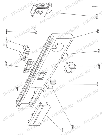 Взрыв-схема посудомоечной машины Zanussi DS1500E PROTECH - Схема узла Section 2