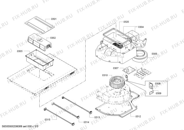 Схема №2 PVS895F21E с изображением Стеклокерамика для плиты (духовки) Bosch 00717664
