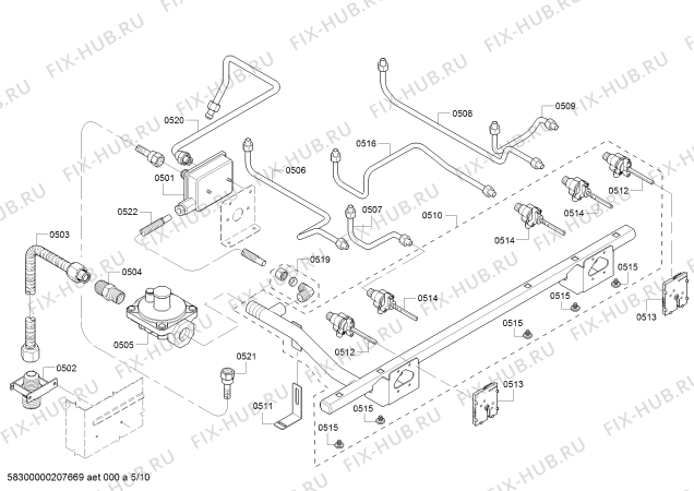 Схема №2 PRL364NLH Thermador с изображением Переключатель режимов для плиты (духовки) Bosch 00619076