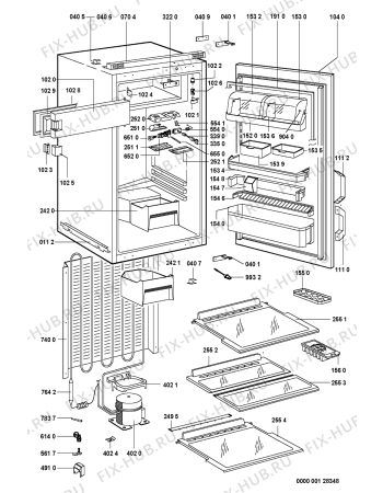 Схема №1 KVE 1630/B/1-LH с изображением Дверь для холодильной камеры Whirlpool 481244069222