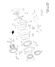 Схема №2 AWG 308/4 с изображением Микропереключатель для стиралки Whirlpool 480113100062