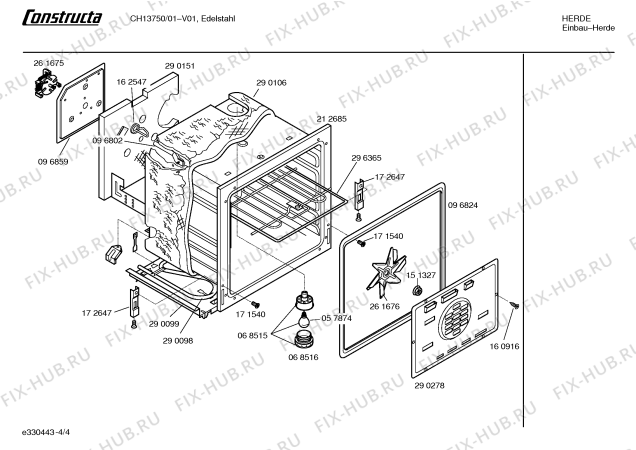 Схема №2 CH13750 с изображением Панель управления для духового шкафа Bosch 00361416