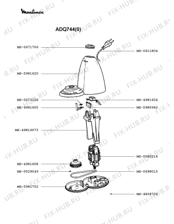 Схема №1 ADQ743(0) с изображением Другое для детских весов и аксессуаров Moulinex MS-5580216