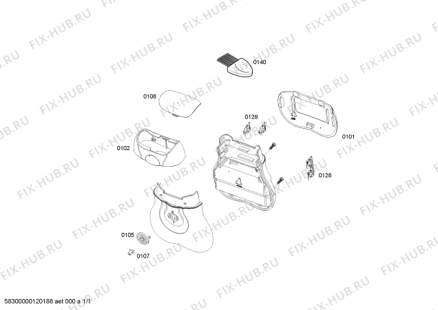 Схема №1 DE6269 Depiladora intimate 1,5V с изображением Насадка для локонов для холодильника Bosch 00606578