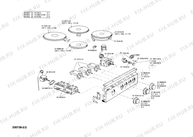 Схема №1 HS643451 с изображением Терморегулятор для духового шкафа Siemens 00043014