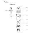 Схема №1 LM2611C6 с изображением Двигатель (мотор) для электромиксера Moulinex SS-149869