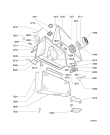 Схема №1 DE 3361 SG с изображением Фиксатор для электровытяжки Whirlpool 481940479288