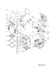 Схема №1 BLTC 8100/EW/L с изображением Дверца для электропечи Whirlpool 481010574082