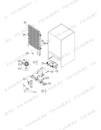 Схема №1 PRC 838 A++ с изображением Шуруп для холодильной камеры Whirlpool 488000533904