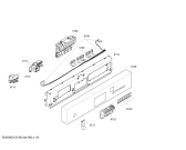 Схема №2 SGD55M05EU с изображением Передняя панель для посудомоечной машины Bosch 00662306