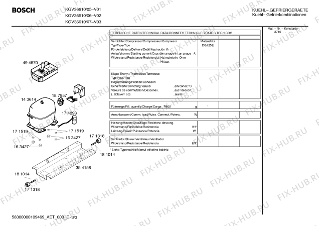 Схема №1 KGV36610 с изображением Дверь для холодильной камеры Bosch 00475080