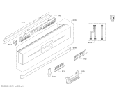 Схема №3 SN58P563DE Extraklasse made in Germany с изображением Передняя панель для электропосудомоечной машины Siemens 00744972