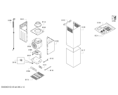 Схема №1 DWA078E50B Bosch с изображением Стеклянная полка для вытяжки Bosch 00711064