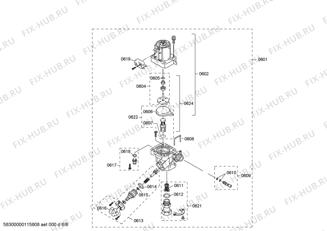 Схема №1 B1RDC3531H с изображением Кольцо для бойлера Bosch 00603723