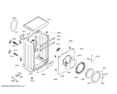 Схема №1 WLX24360PL Maxx 5 с изображением Нижняя часть корпуса для стиралки Siemens 00218328