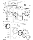 Схема №1 WA CARE 644 DI с изображением Модуль (плата) для стиралки Whirlpool 481010417350