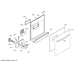 Схема №1 3VS953ID с изображением Внешняя дверь для посудомоечной машины Bosch 00478729