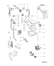 Схема №1 WMEUF743PUK (F153430) с изображением Заслонка для стиральной машины Indesit C00512257