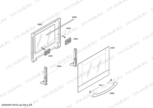 Схема №2 VVH32C1150 с изображением Панель управления для электропечи Bosch 00667515