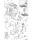 Схема №1 GSFH 1492 WS с изображением Обшивка для посудомоечной машины Whirlpool 481245372711