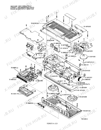 Взрыв-схема аудиотехники Siemens RM6056 - Схема узла 03