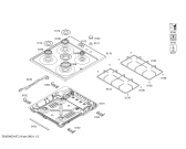 Схема №2 T26BR46S0 Neff с изображением Варочная панель для электропечи Bosch 00772983
