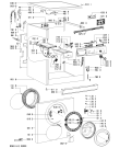 Схема №1 WA SENSITIVE 14 HDi с изображением Модуль (плата) для стиралки Whirlpool 481221470759