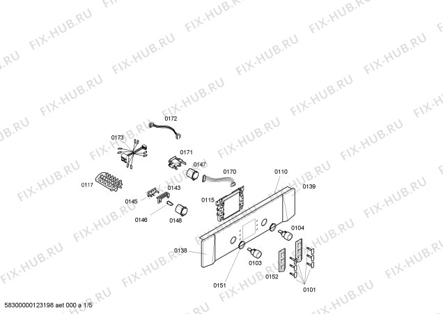 Схема №2 3HT509XP Horno balay indep inox multif с изображением Блок подключения для электропечи Bosch 00608973